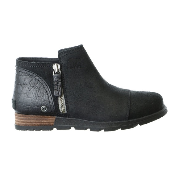 Sorel Shoes - Sorel Major Low Bootie Black Kettle Crocodile 9